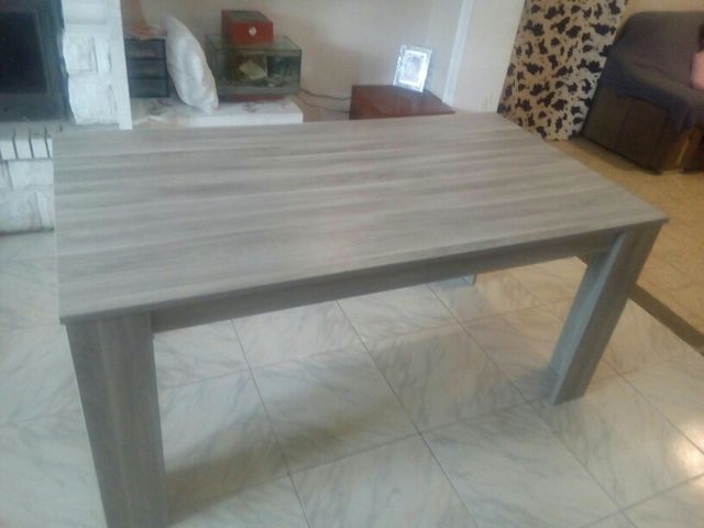 Mesa comedor gris nueva de segunda mano por 250 € en Zaragoza en ... Mesa comedor gris nueva de segunda mano por 250 € en Zaragoza en ...
