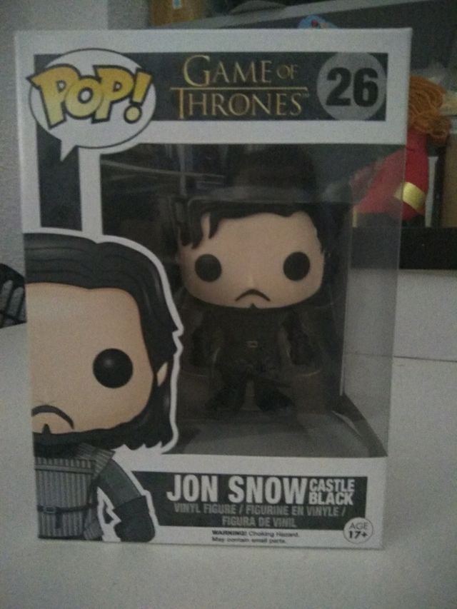 REBAJADO Funko Pop Jon Snow castle Black
