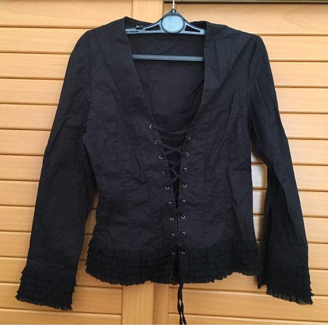 Camiseta Mango negra talla S