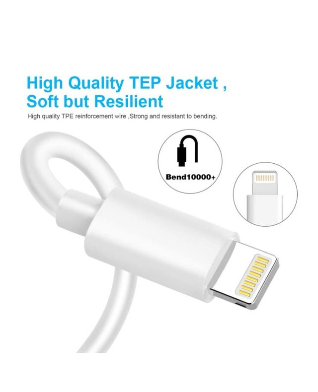 Cable IPhone, Ipad Apple MFi Certificado