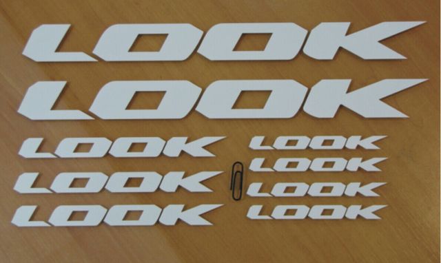 PEGATINA VINILO STICKER BICI LOOK