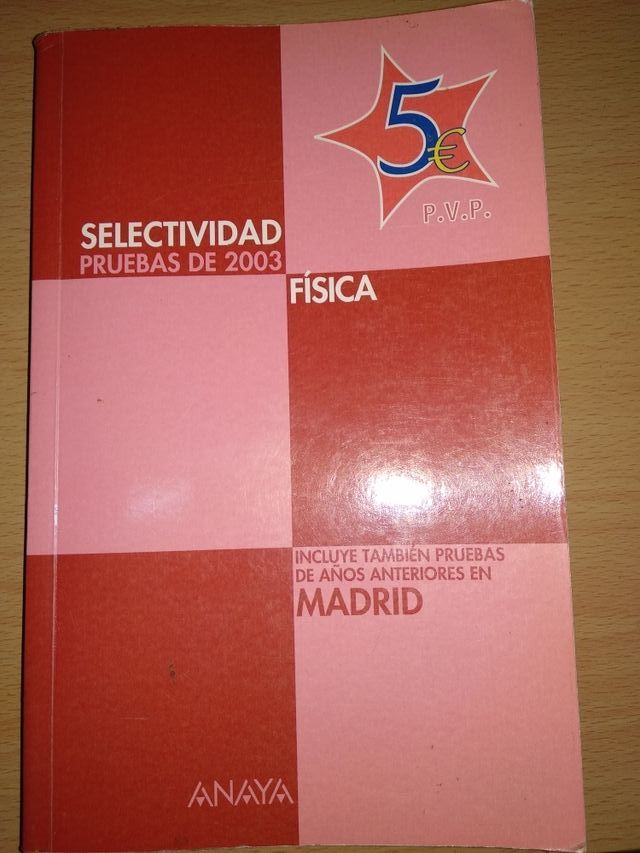 Libro selectividad prueba Fisica
