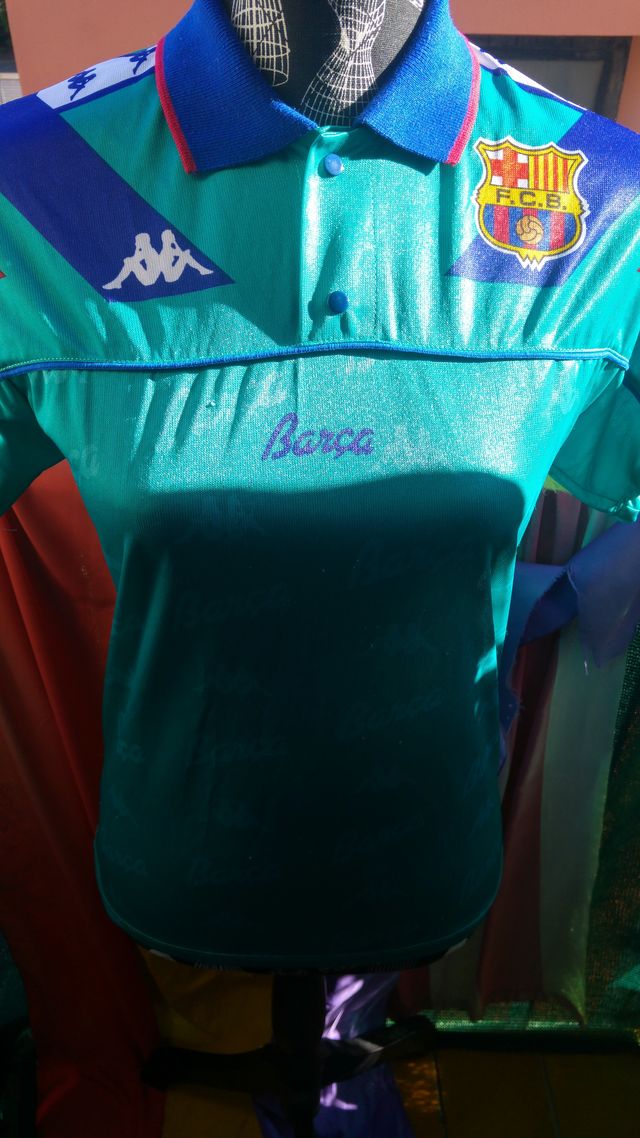 T-SHIRT BARÇA KAPPA TURQUOISE GREEN 1992/1995