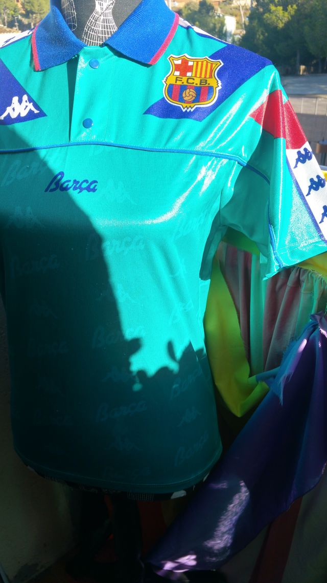T-SHIRT BARÇA KAPPA TURQUOISE GREEN 1992/1995