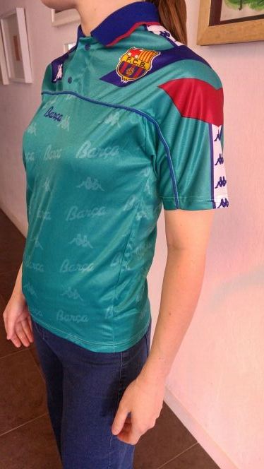 T-SHIRT BARÇA KAPPA TURQUOISE GREEN 1992/1995