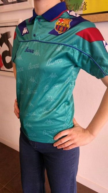 T-SHIRT BARÇA KAPPA TURQUOISE GREEN 1992/1995