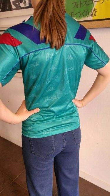 T-SHIRT BARÇA KAPPA TURQUOISE GREEN 1992/1995