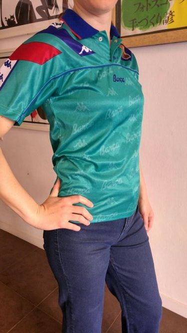 T-SHIRT BARÇA KAPPA TURQUOISE GREEN 1992/1995