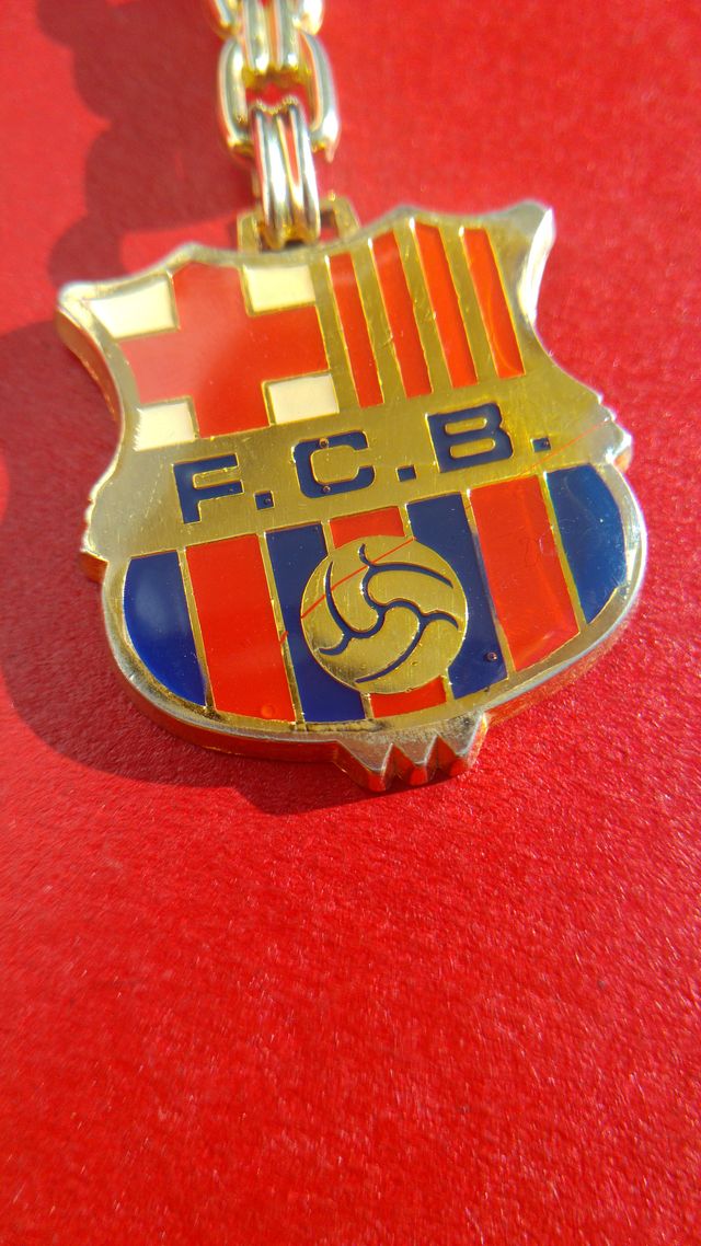 F.C. BARCELONA KEY CHAIN VINTAGE 80's