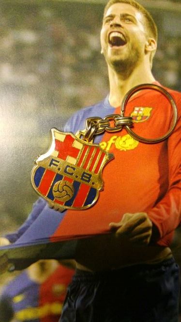 F.C. BARCELONA KEY CHAIN VINTAGE 80's