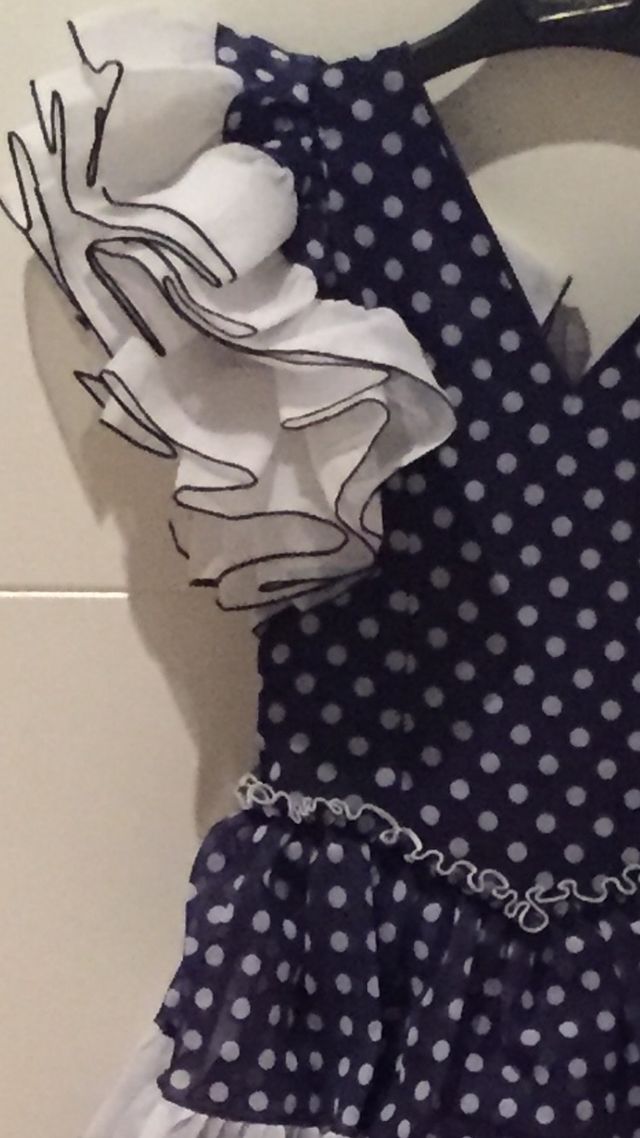 Vestido flamenca niña talla 8