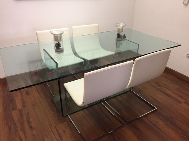 MESA COMEDOR CRISTAL de segunda mano por 430 € en Elche en WALLAPOP MESA COMEDOR CRISTAL de segunda mano por 430 € en Elche en WALLAPOP