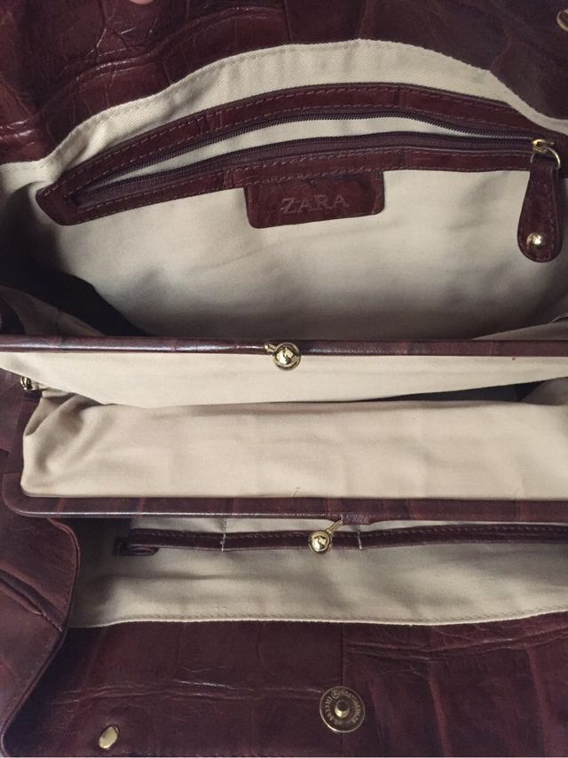 Bolso extragrande de piel