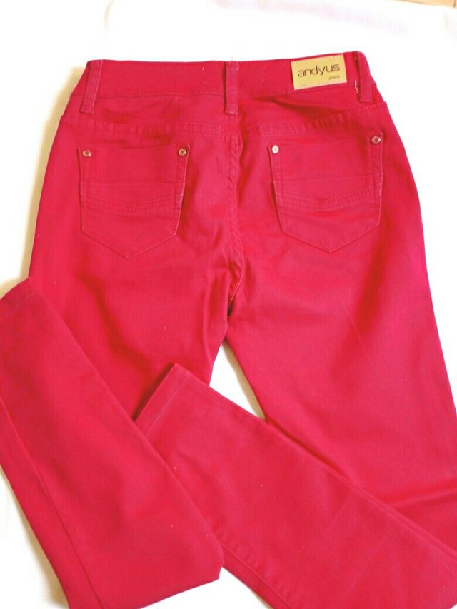 Pantalones de chica en rosa fussia