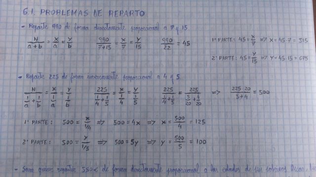 Clases de matemáticas