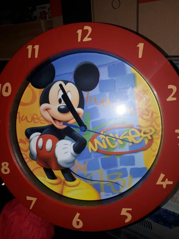 Reloj de pared infantil