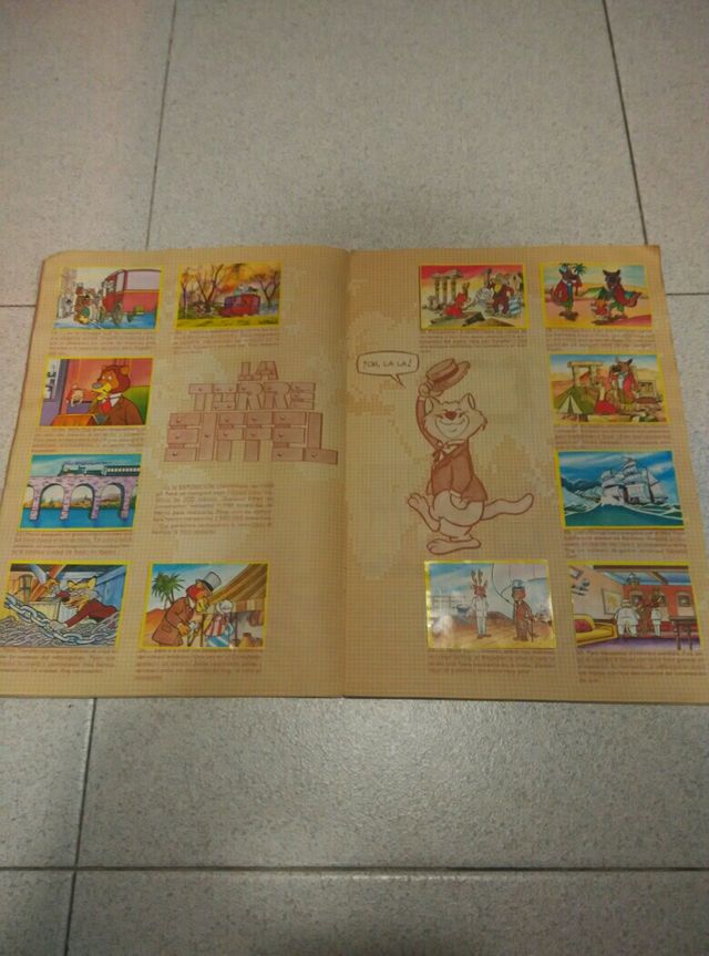 Album cromos La vuelta al mundo de Willy Fog 1983