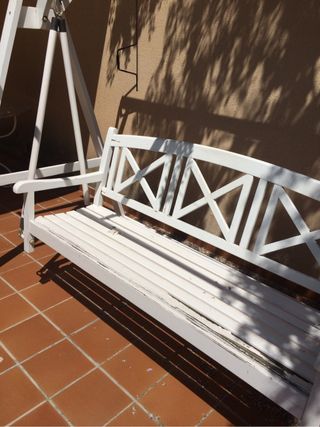 Banco de jardín de segunda mano en WALLAPOP