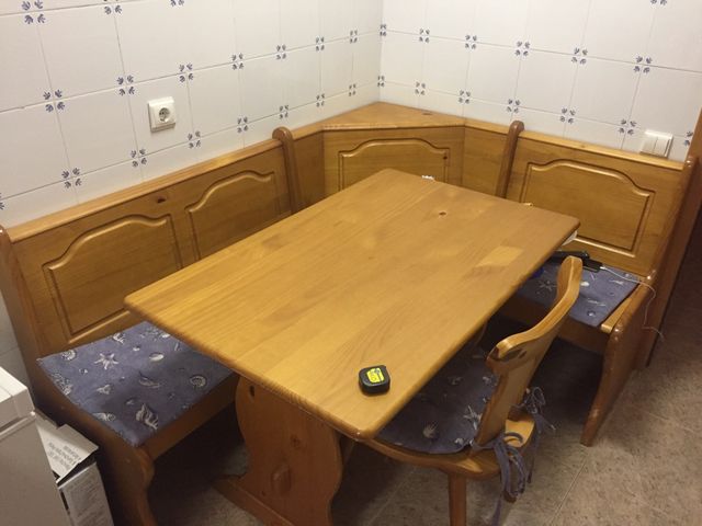 Mesa esquinera de cocina de segunda mano por 250 € en Esplugues de ... Mesa esquinera de cocina de segunda mano por 250 € en Esplugues de ...