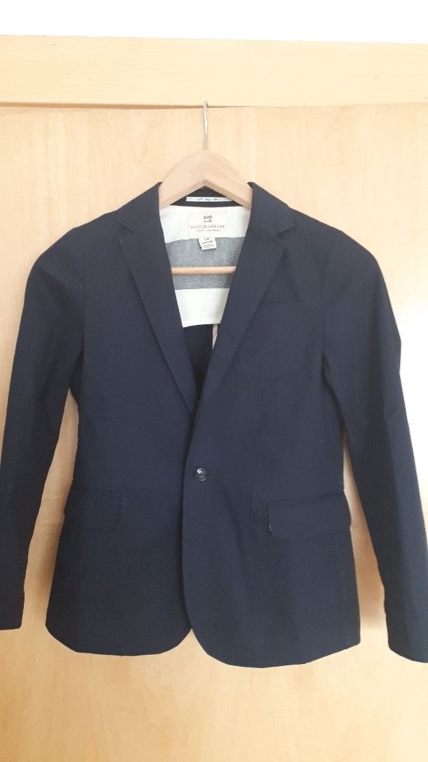 Americana azúl marino, Scotch Shrunk.