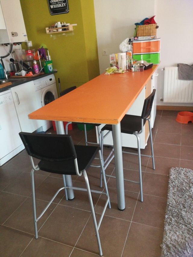 Mesa alta para cocina americana de segunda mano por 30 € en ... Mesa alta para cocina americana de segunda mano por 30 € en ...