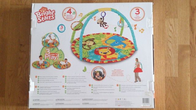 Manta actividades bebé con arco, juguete