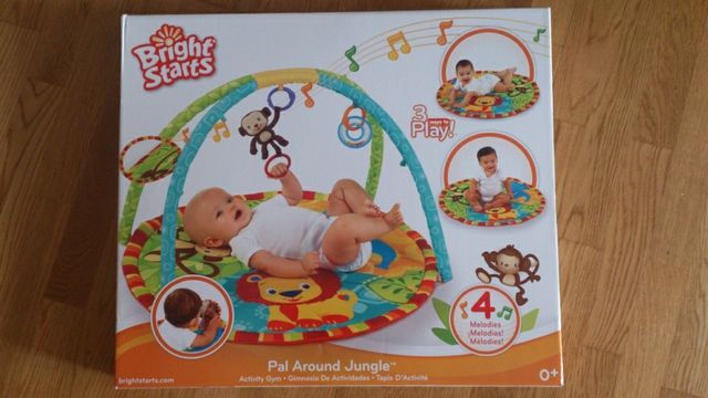 Manta actividades bebé con arco, juguete