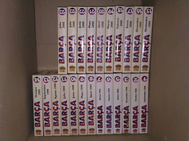 Colección VHS F.C.Barcelona