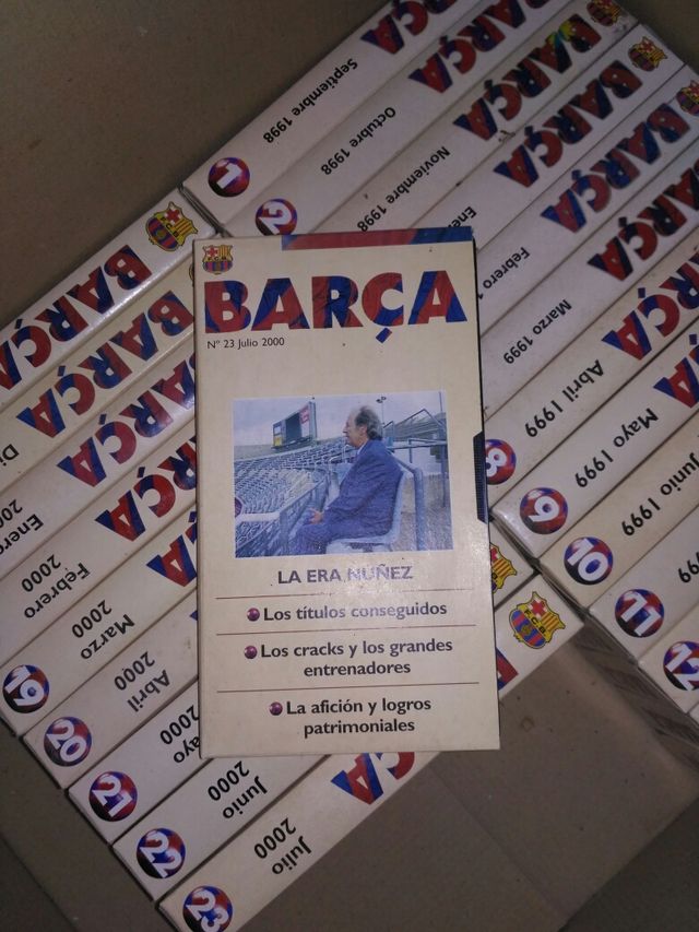 Colección VHS F.C.Barcelona