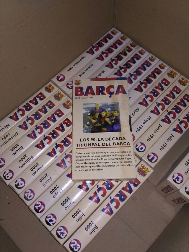 Colección VHS F.C.Barcelona