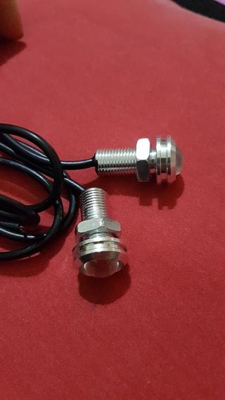 pareja de led's naranjas intermitentes moto quad