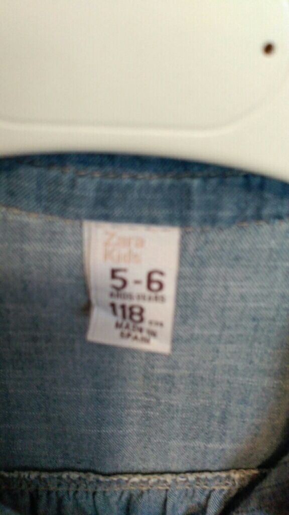 Vestido vaquero zara