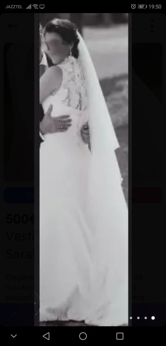 Traje de novia Franc Sarabia T.40