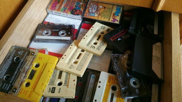 lote de cintas de cassette