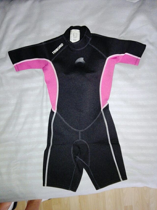 Tuta corta in neoprene per ragazze/o