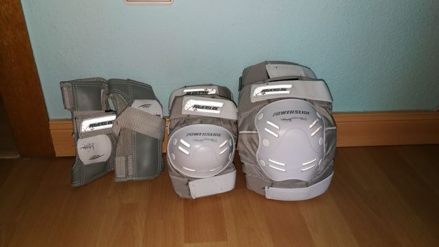 Patines en línea T37+bolsa+protectores