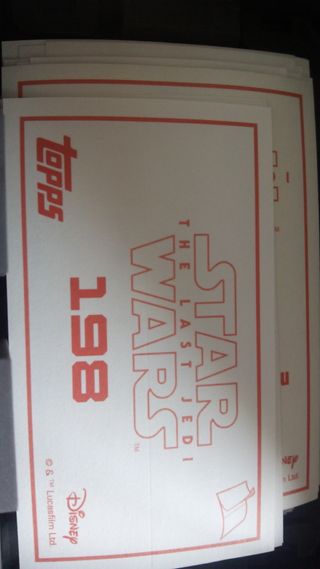 Topps-sticker 96-Star Wars-los últimos Jedi