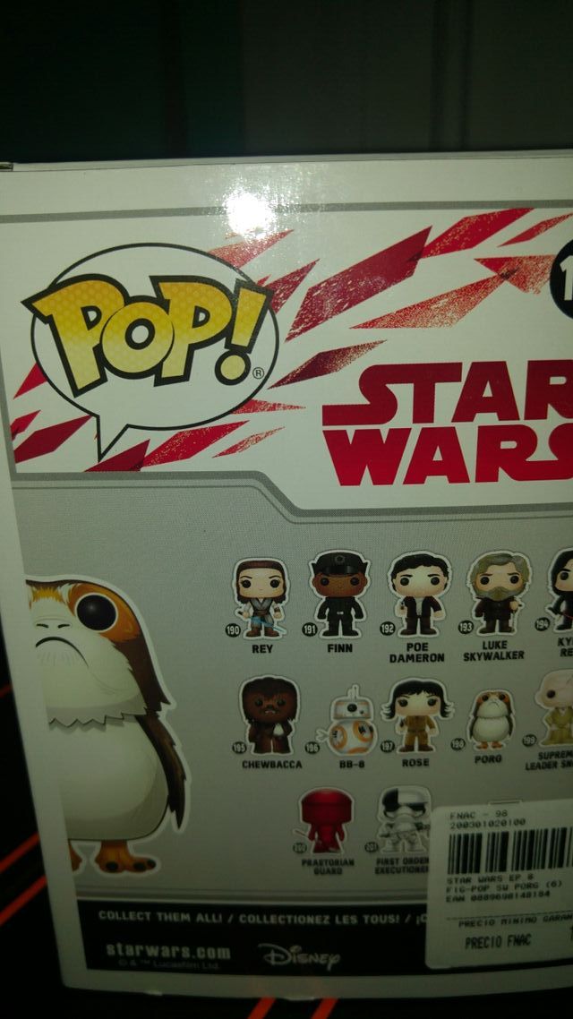 Funko porg Chase star wars