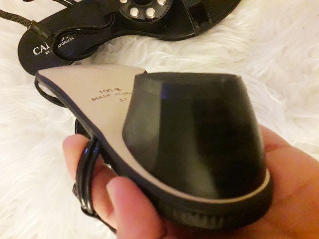 Sandalias negras de (Carlo Gracia)