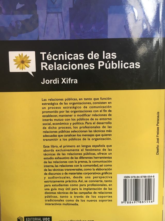 Libro Técnicas de las Relaciones Públicas