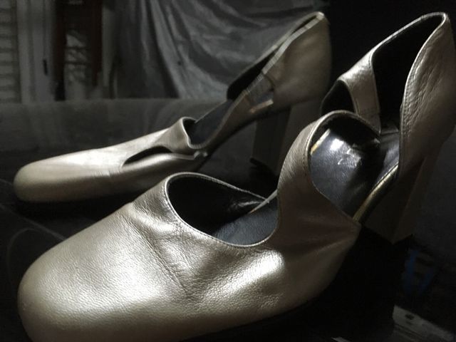 Zspatos piel plata. N, 38