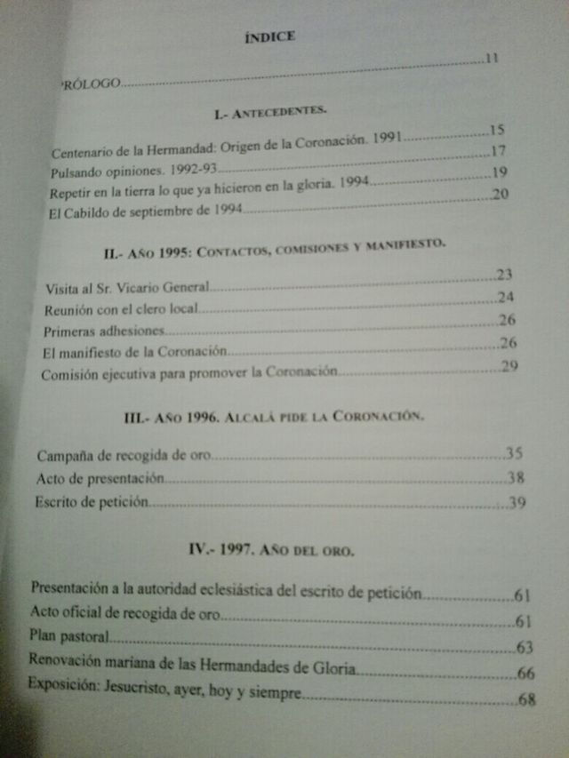 Libro de la Coronación de la Virgen del Águila