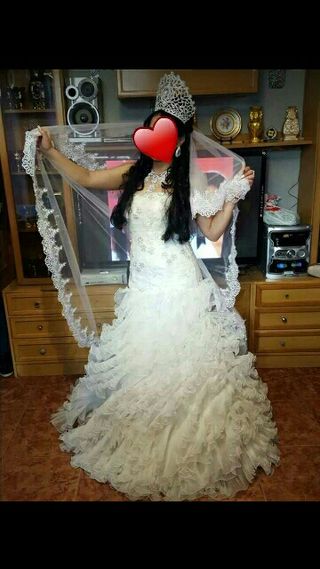 vestido de novia de marca de segunda mano en zaragoza en wallapop