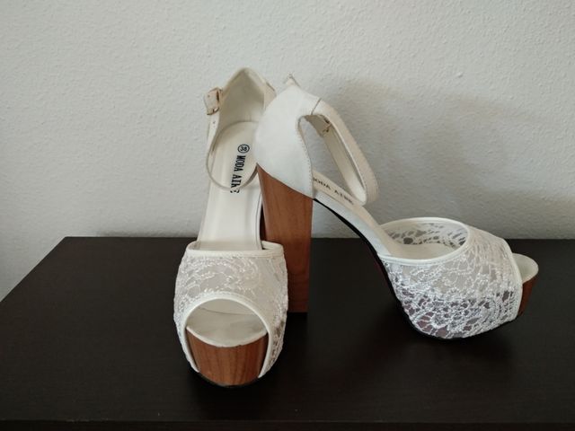 zapatos de novia de segunda mano por 10 € en toledo en wallapop