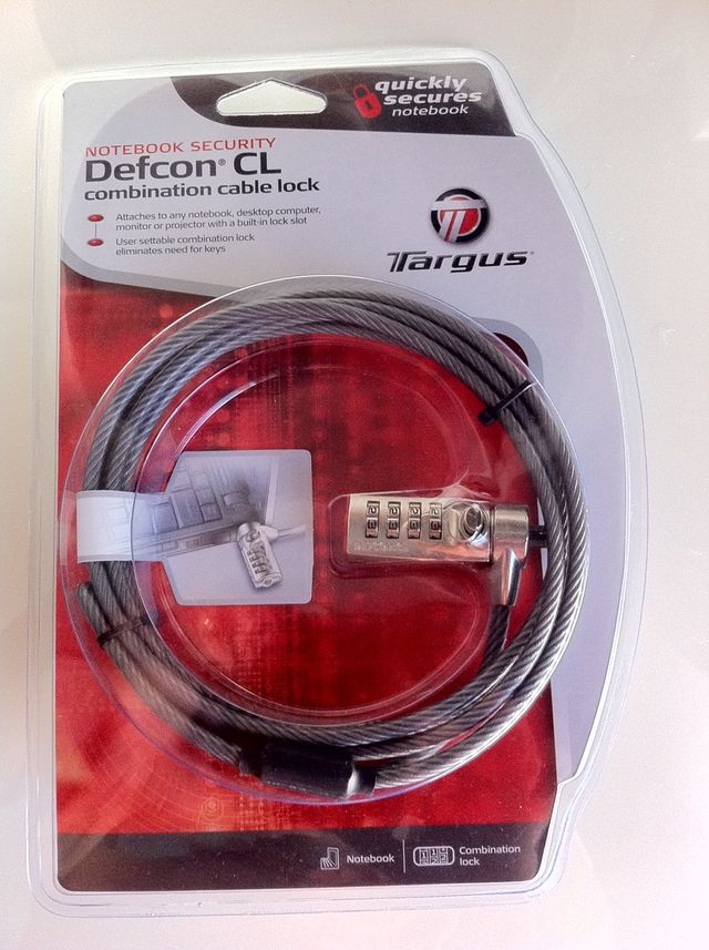 Cable Seguridad para ordenador portatil - Targus D
