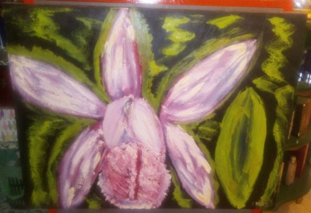 Cuadro pintado a mano