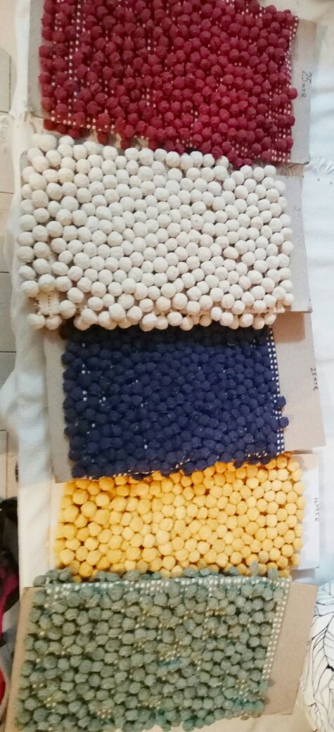 Pasamaneria, Madroños xa chaquetas,cortinas,bolsos