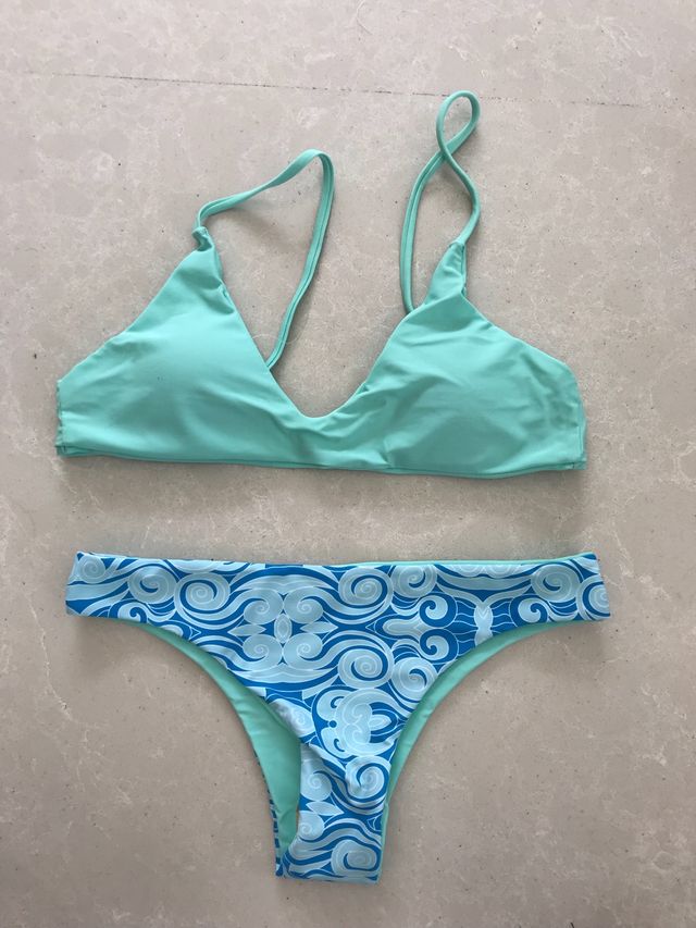 Bikini reversible nuevo T.S y T.M