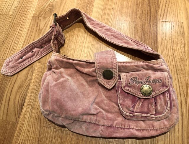 Bolso Pepe Jeans terciopelo