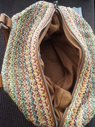 bolso bimba y lola rafia